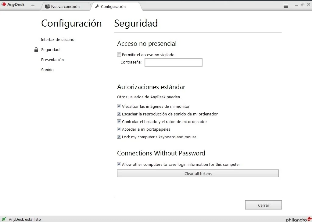 Скриншот AnyDesk 2