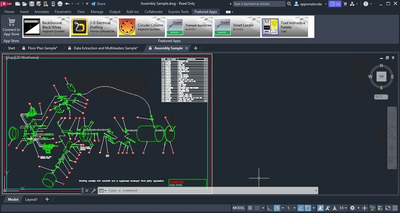 Скриншот Autodesk AutoCAD 3