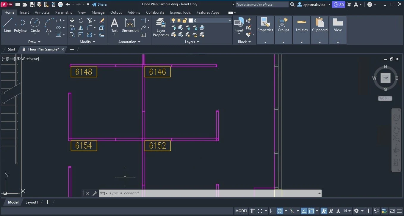 Скриншот Autodesk AutoCAD 1