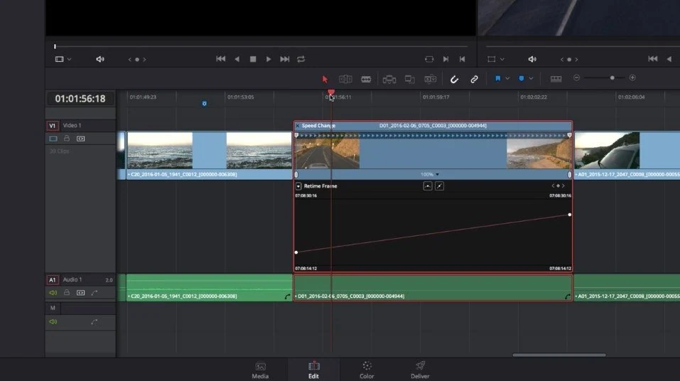 Скриншот DaVinci Resolve 2
