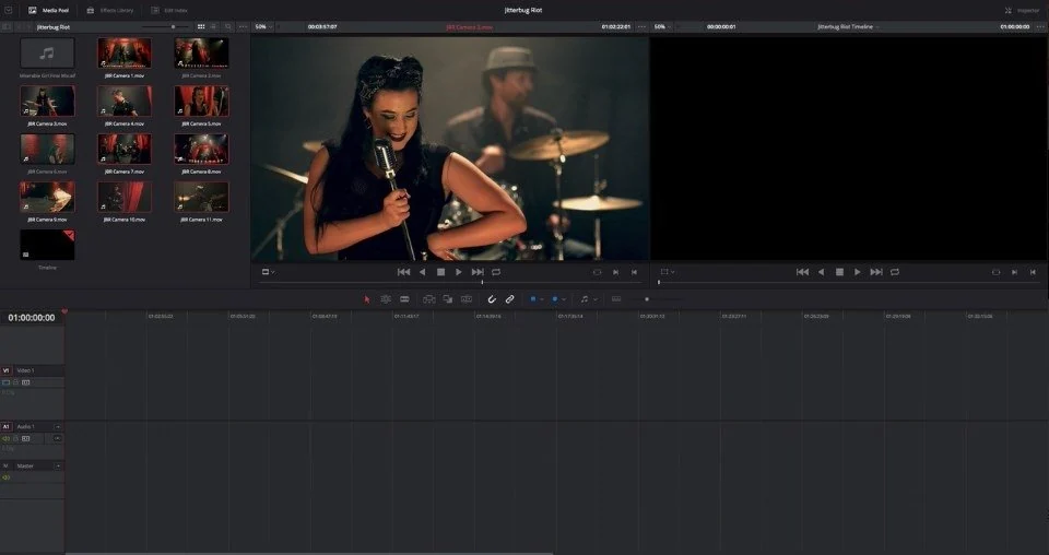 Скриншот DaVinci Resolve 3