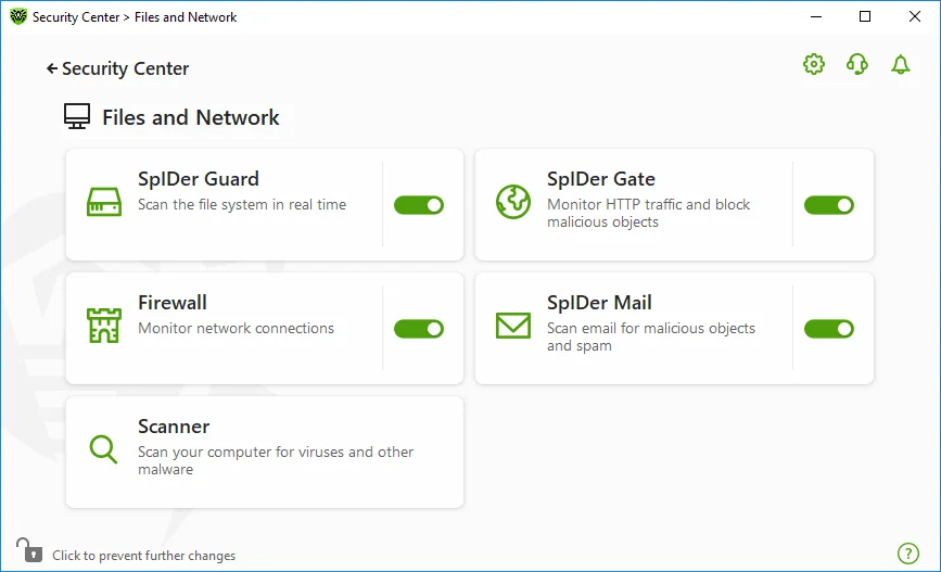 Скриншот Dr.Web Security Space 2