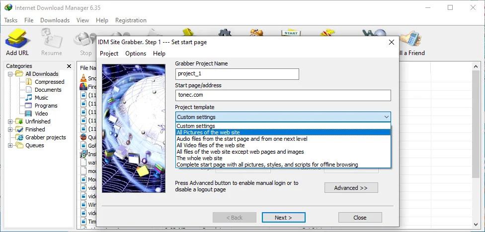 Скриншот Internet Download Manager 3