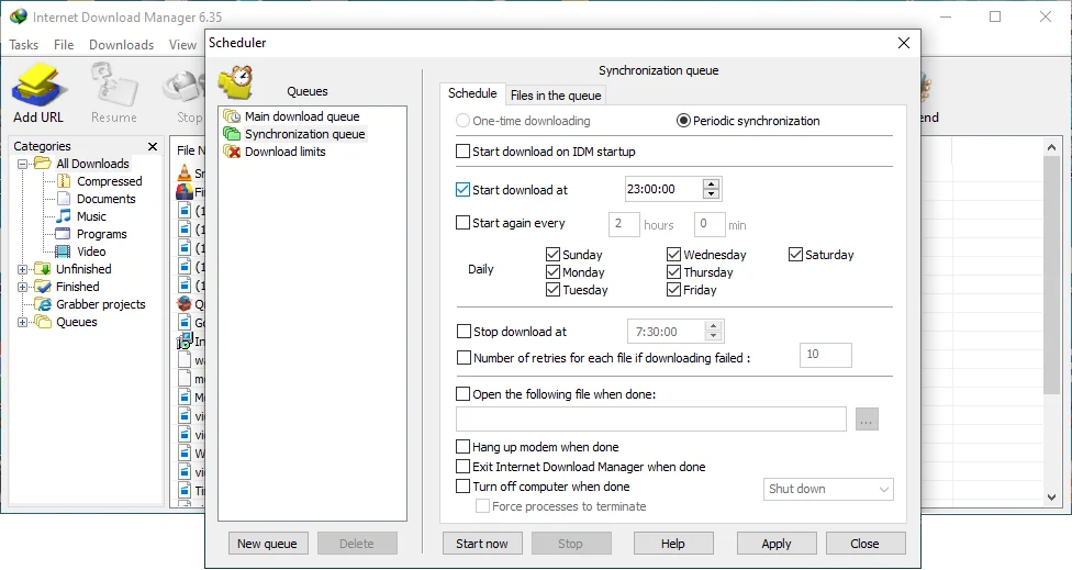 Скриншот Internet Download Manager 2