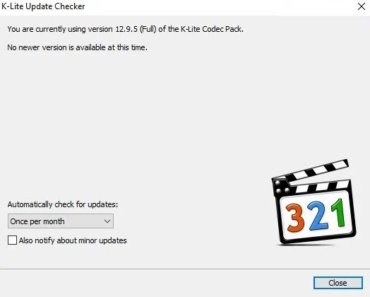 Скриншот K-Lite Codec Pack 3