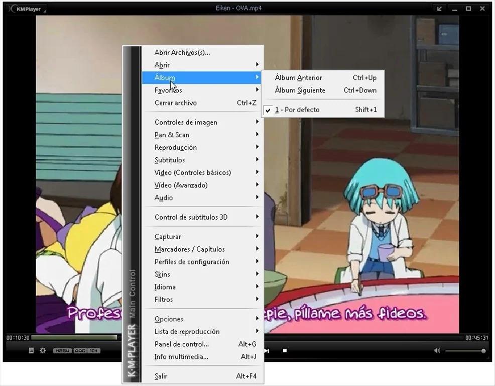Скриншот KMPlayer 2