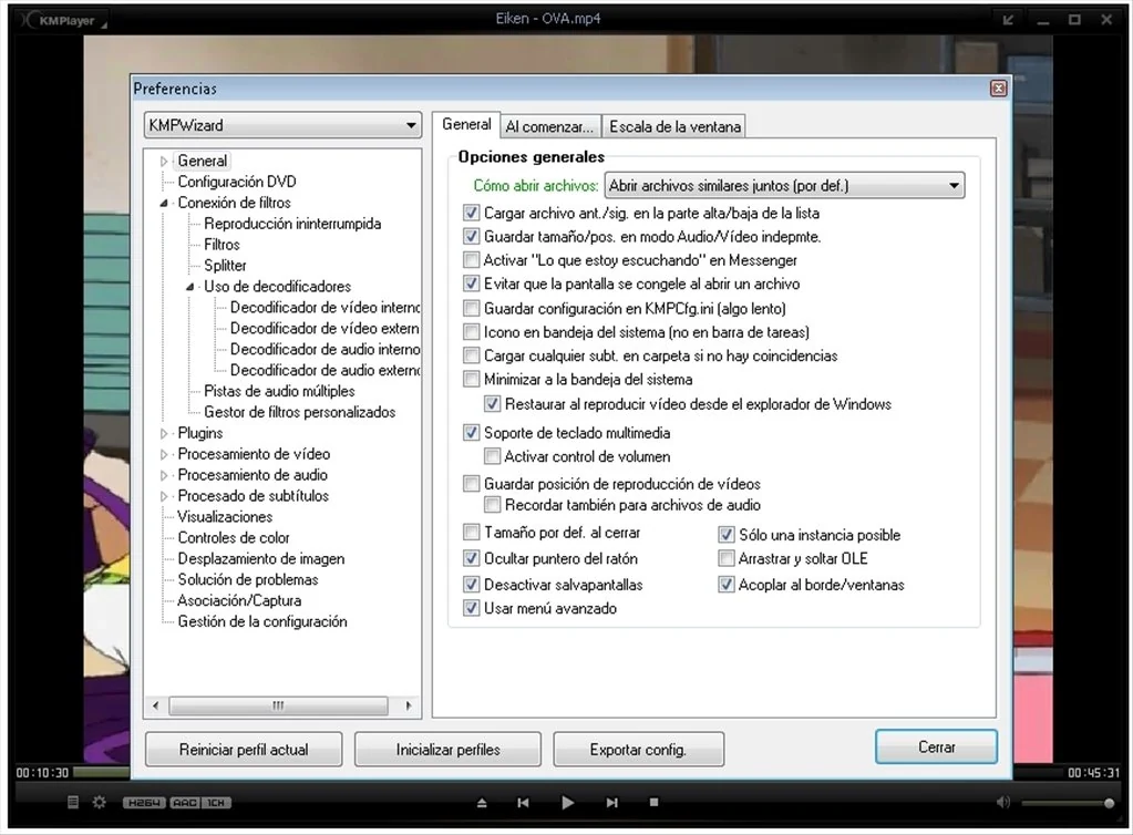Скриншот KMPlayer 3
