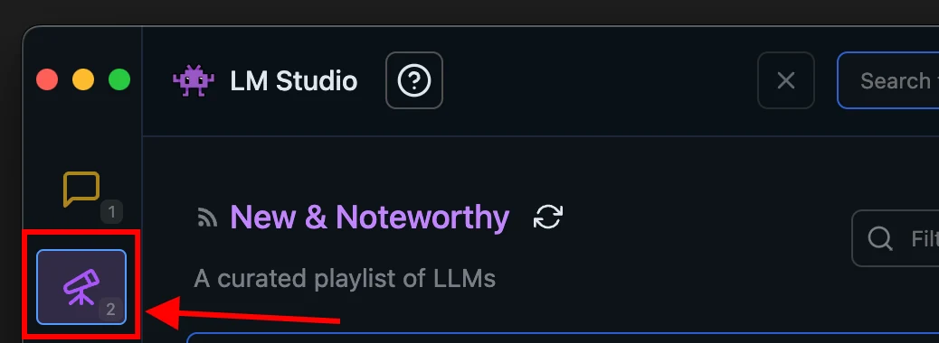 Скриншот LM Studio 2