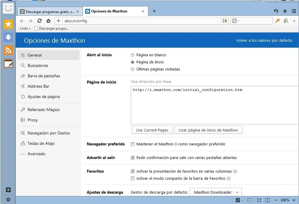 Скриншот Maxthon 2