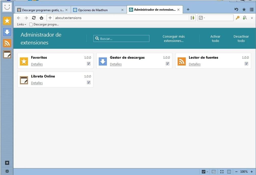 Скриншот Maxthon 3