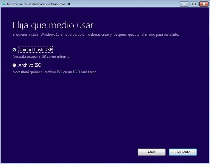 Скриншот Media Creation Tool Windows 10 3