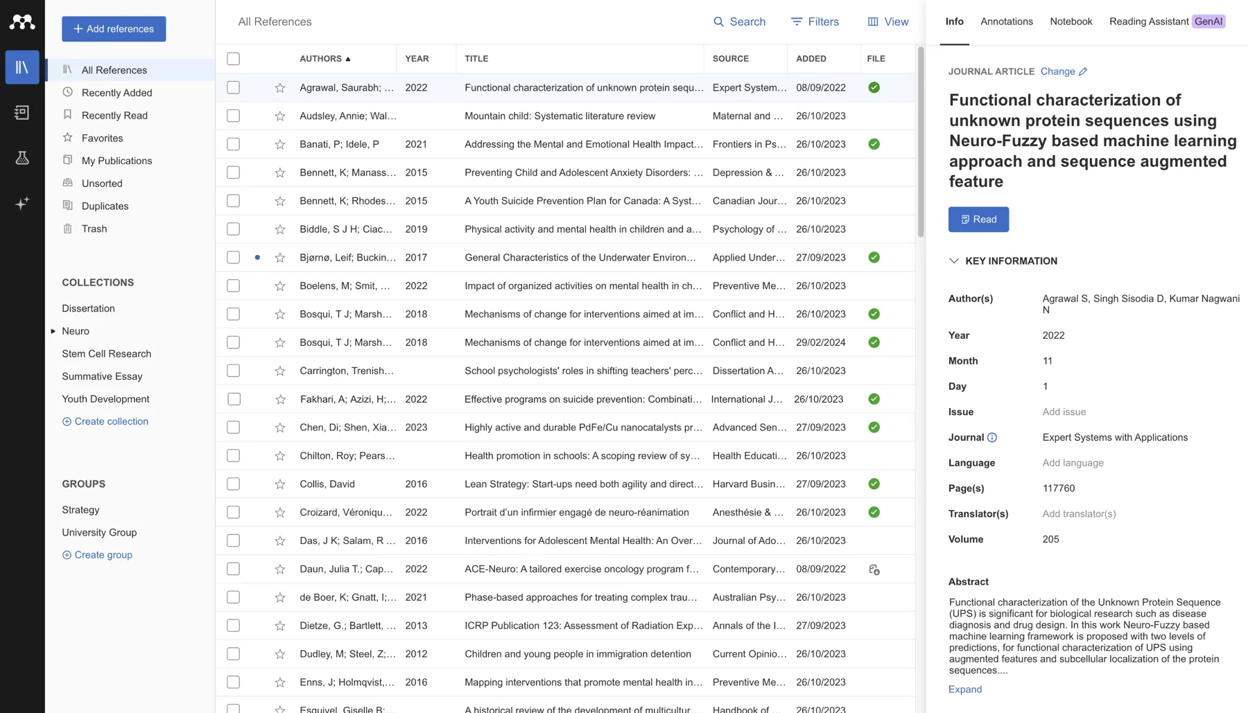 Скриншот Mendeley Reference Manager 1