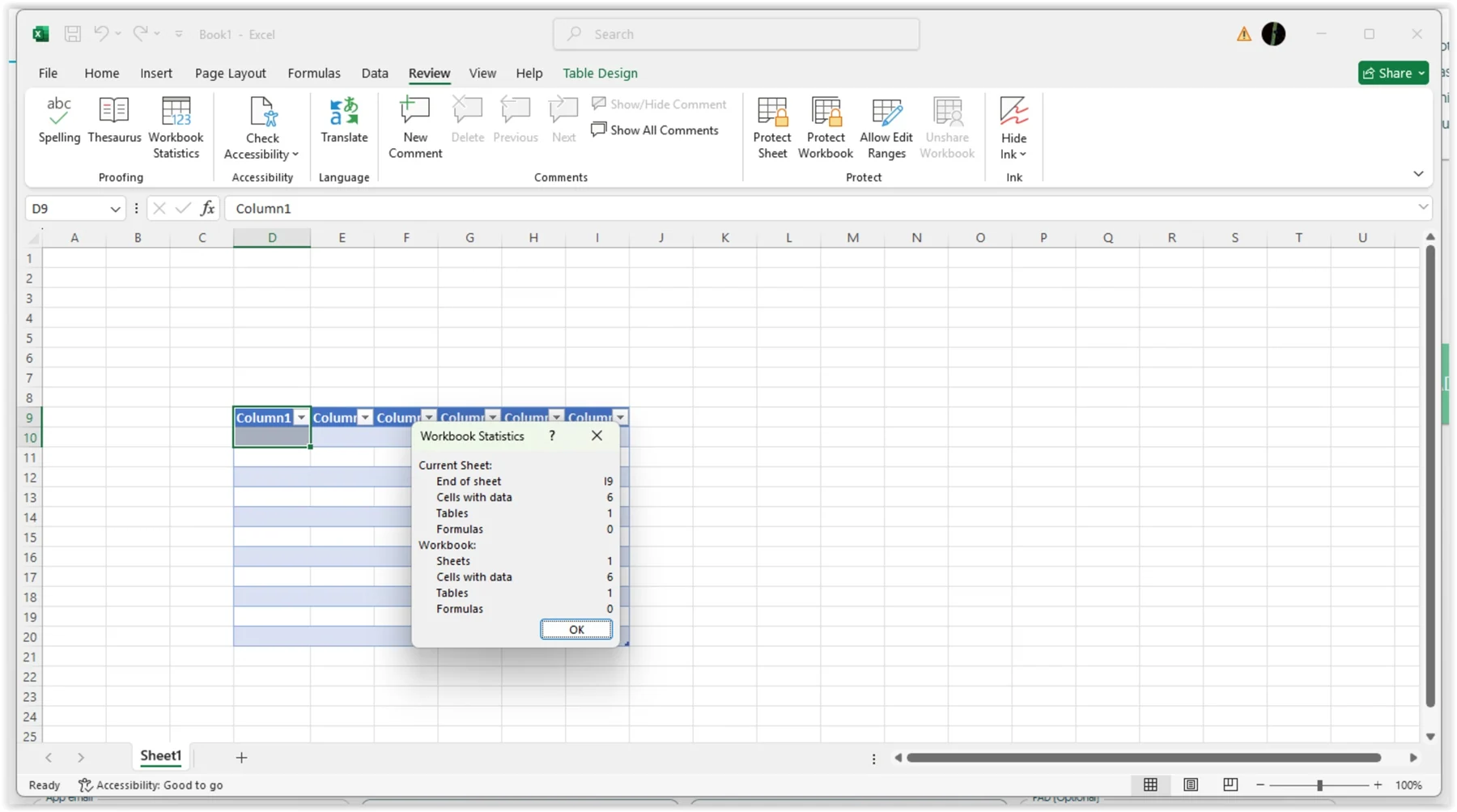 Скриншот Microsoft Excel 3