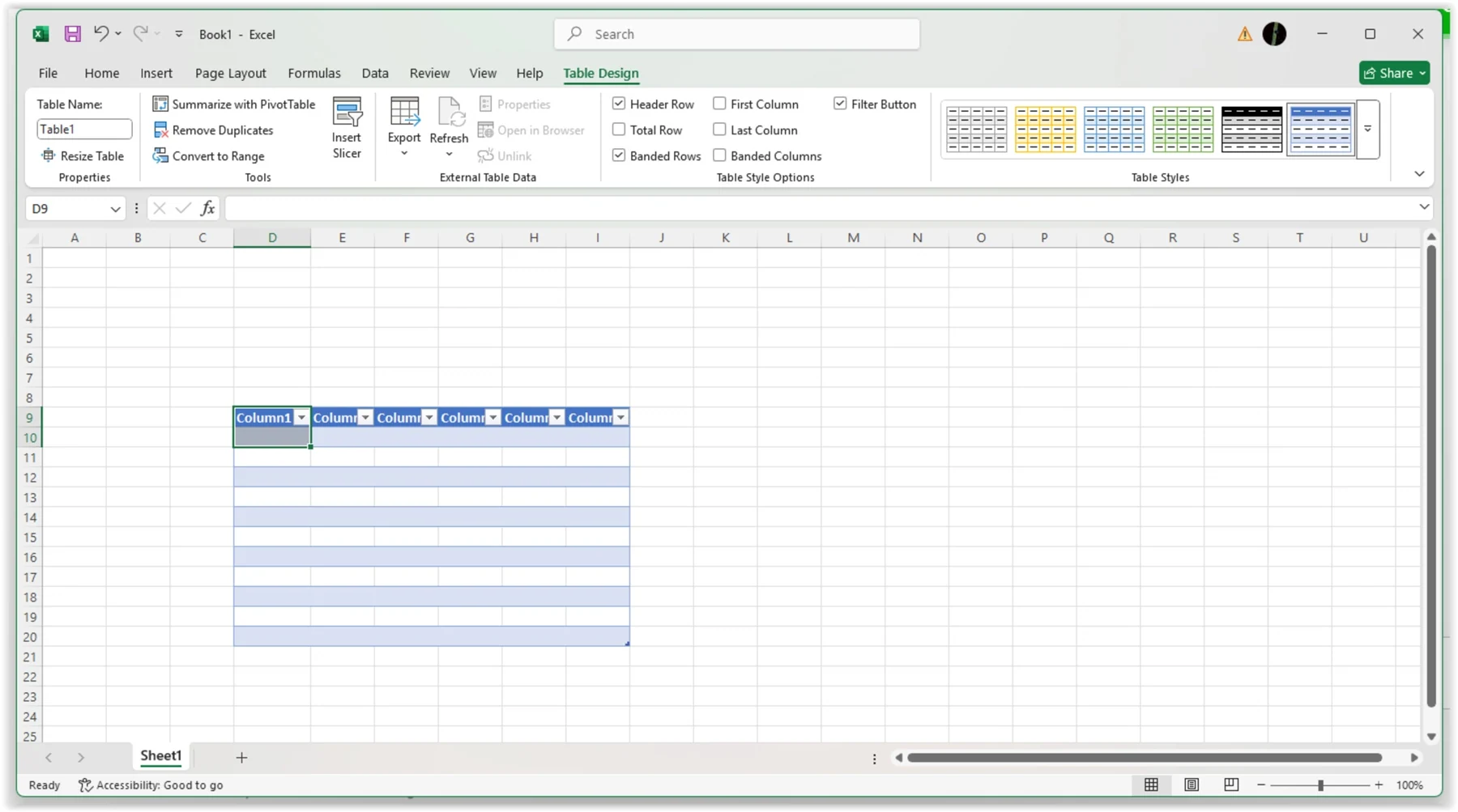 Скриншот Microsoft Excel 1