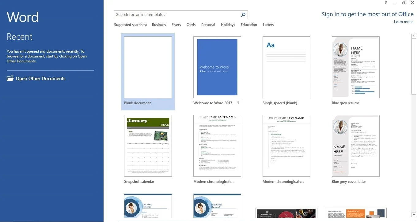 Скриншот Microsoft Office 2013 Home & Student 1