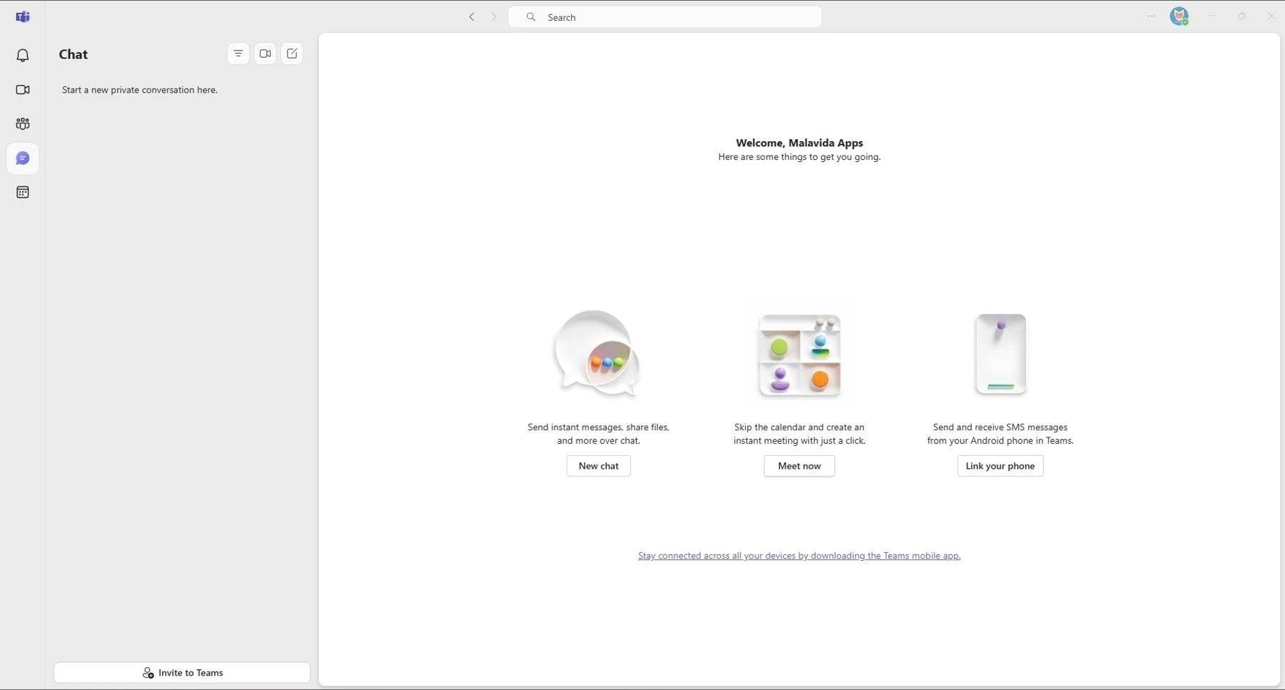 Скриншот Microsoft Teams 1