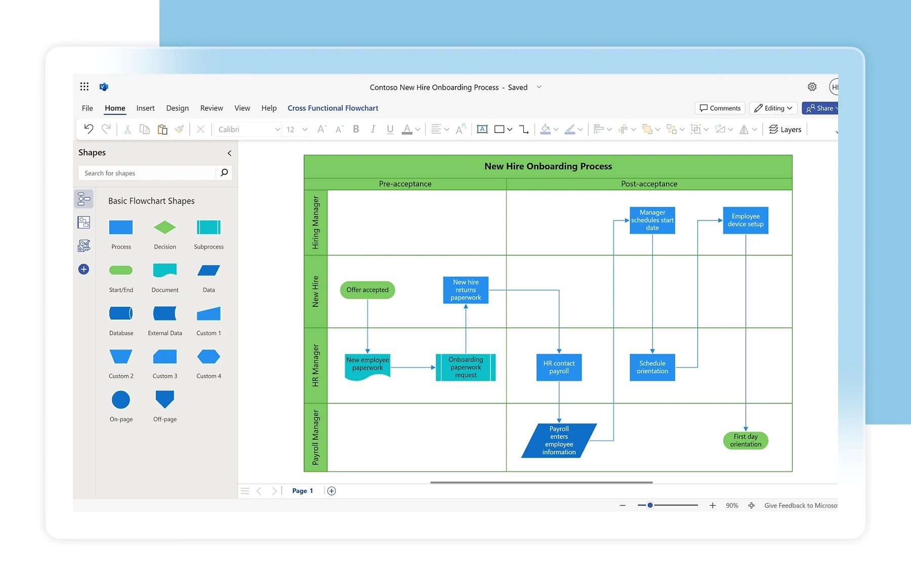 Скриншот Microsoft Visio Professional 1