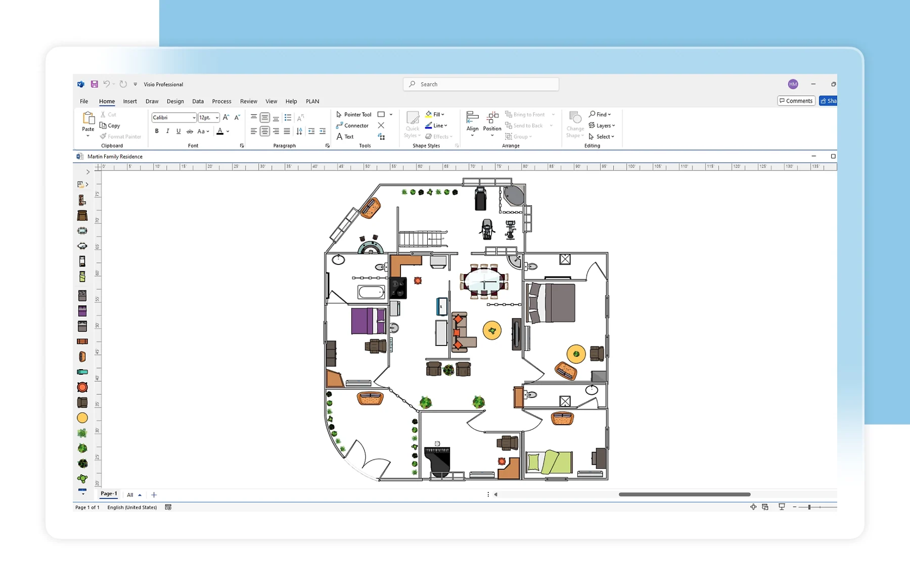 Скриншот Microsoft Visio Professional 3