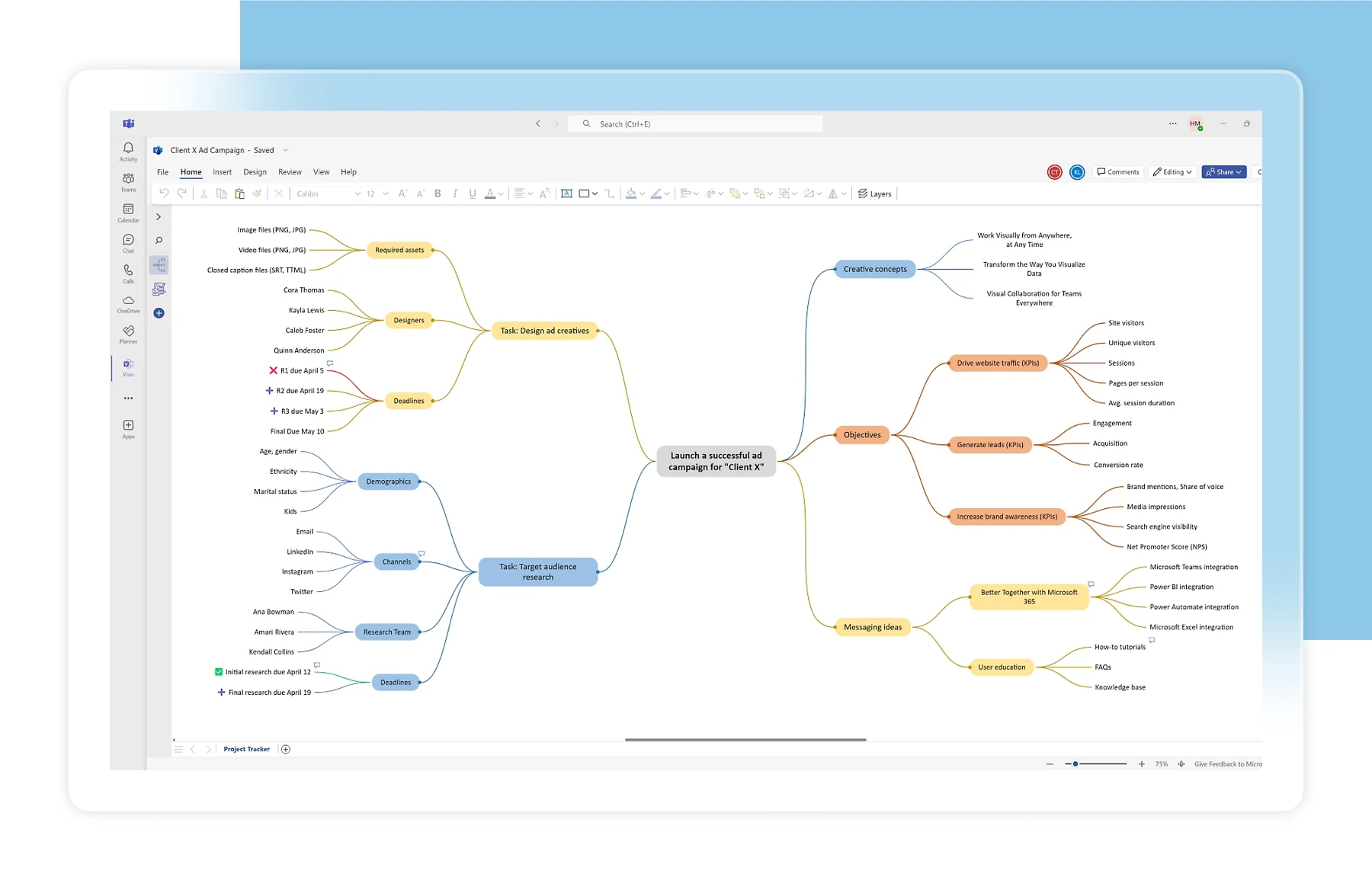 Скриншот Microsoft Visio Standard 2