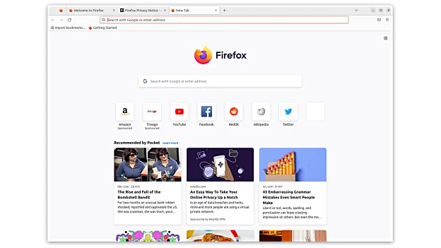 Скриншот Mozilla Firefox 1