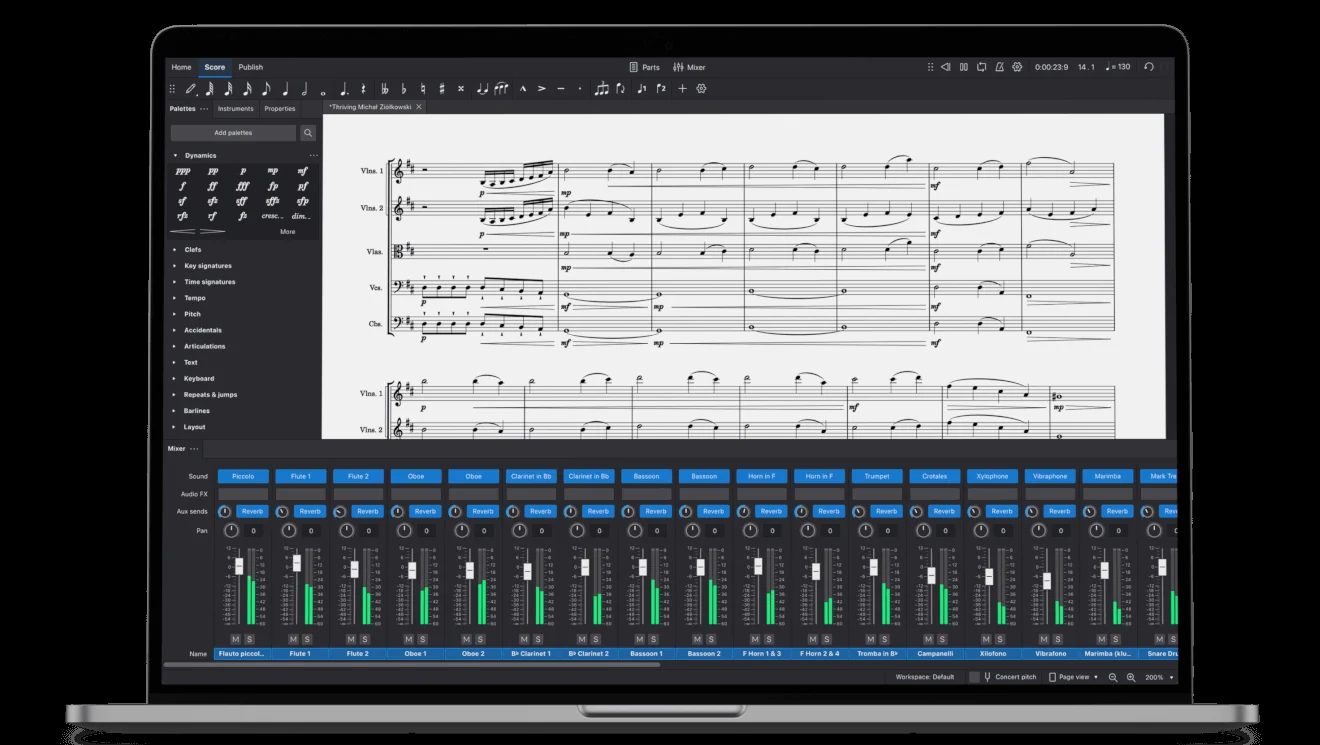 Скриншот MuseScore Studio 1
