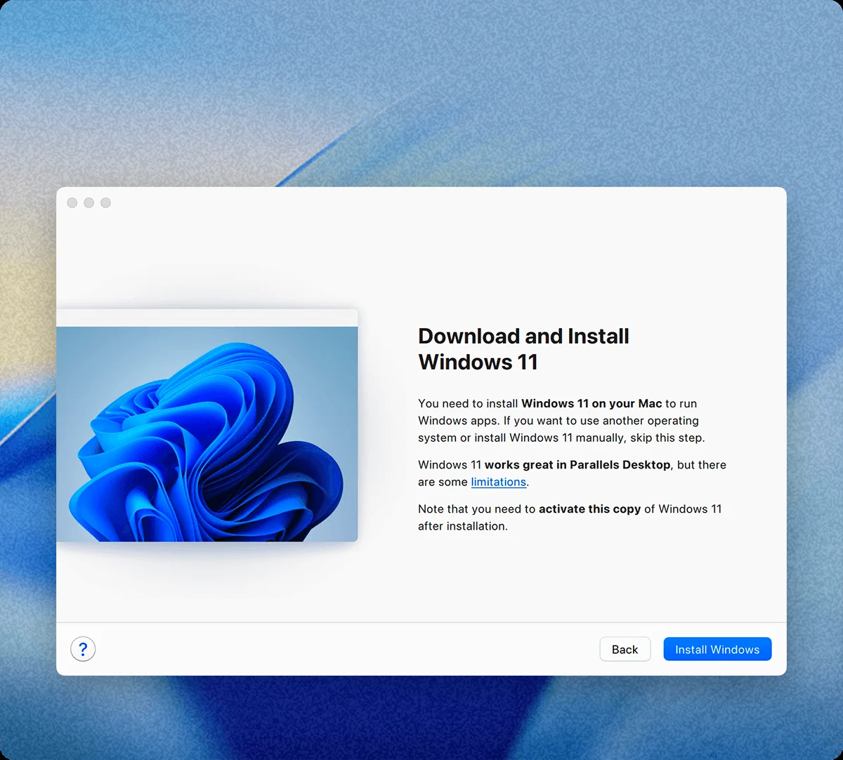 Скриншот Parallels Desktop 2