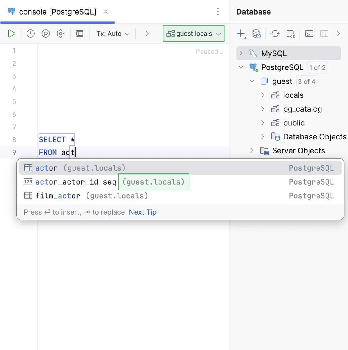 Скриншот PyCharm 3