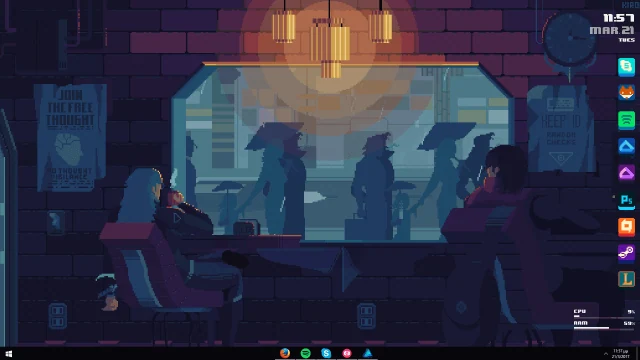 Скриншот Rainmeter 2