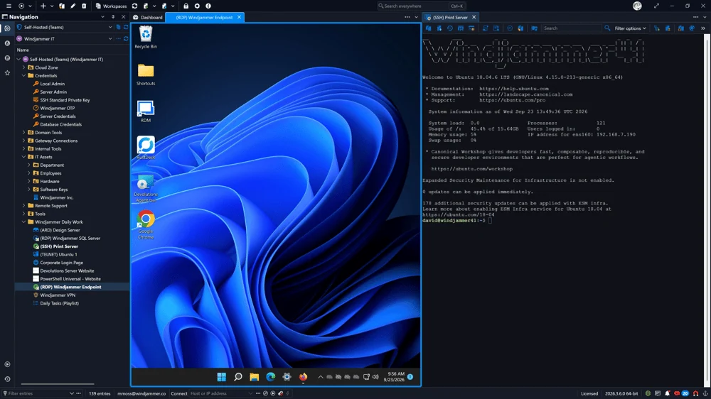 Скриншот Remote Desktop Manager 1