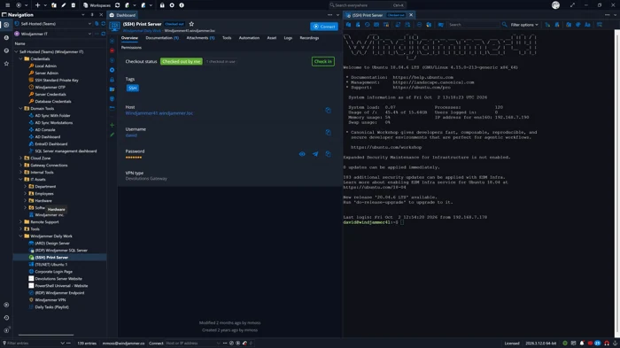 Скриншот Remote Desktop Manager 3