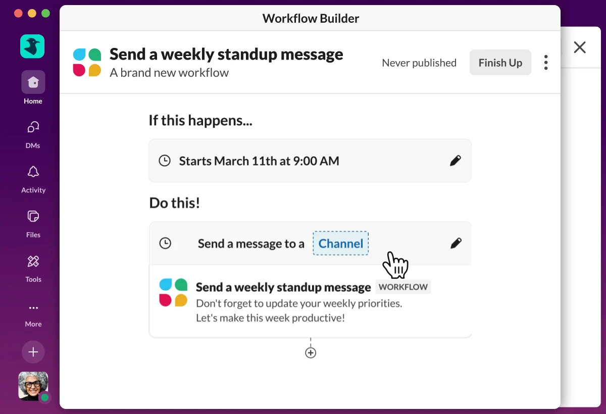 Скриншот Slack 3