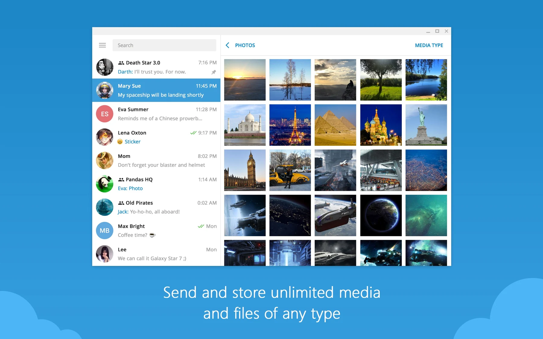 Скриншот Telegram Desktop 3