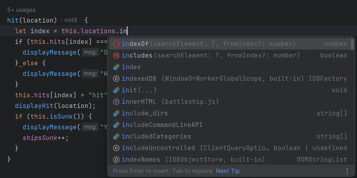Скриншот WebStorm 3