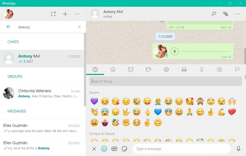 Скриншот WhatsApp 3