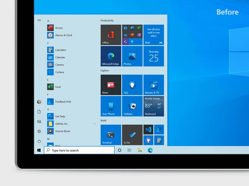 Скриншот Windows 10 2