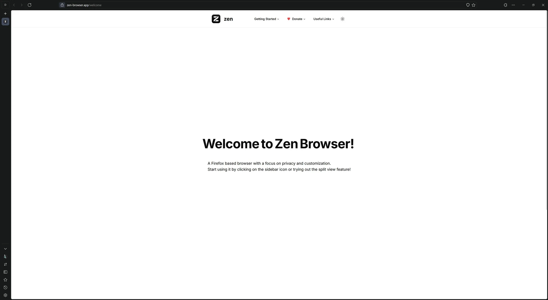Скриншот Zen Browser 3